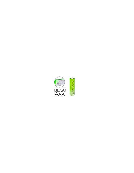 PILA Q-CON.PACK 20 PILAS  ALCALINAS AAA