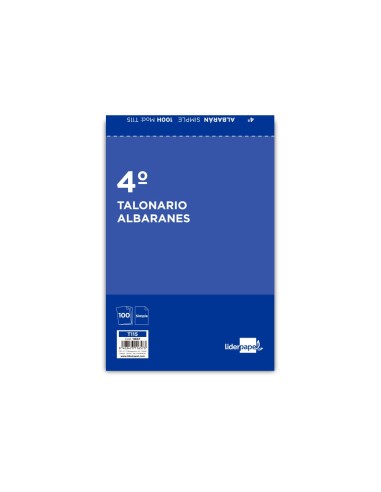 TALONARIO ALBARAN 4º 115 C/IVA