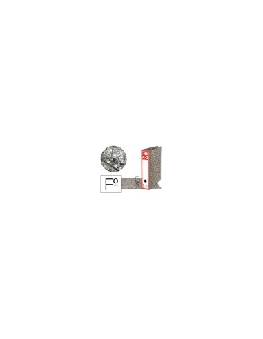ARCH.PAL.LIDERPAPEL C.FORRADO FL.JASPEADO GRIS SIN CAJA CLASSIC RED