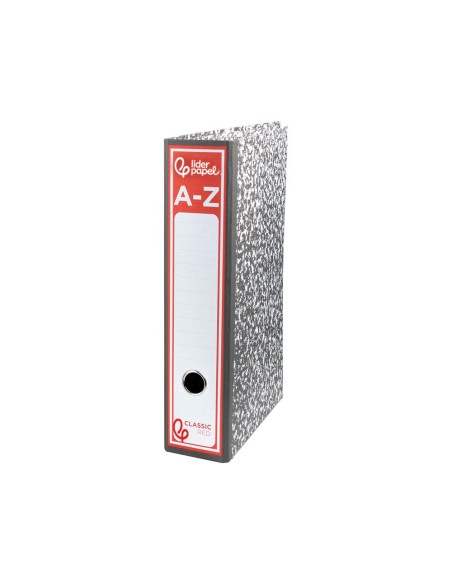 CAJA ARCH.PAL.CARTON DIN A4 JASPEADO GRIS