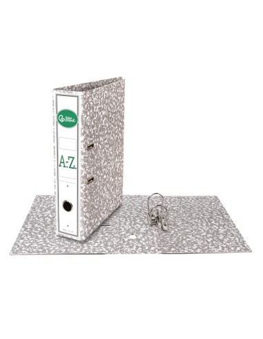 ARCH.PAL.LIDERPAPEL C.FORRADO FL.JASPEADO GRIS SIN CAJA C/RADO CLASSI