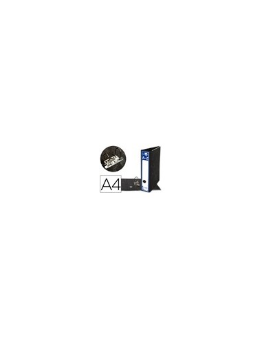 ARCH.PAL.LIDERPAPEL C.FORRADO DIN A4 JASPEADO NEGRO SIN CAJACLASSIC B