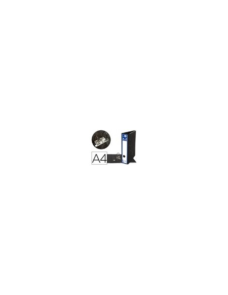 ARCH.PAL.LIDERPAPEL C.FORRADO DIN A4 JASPEADO NEGRO SIN CAJACLASSIC B