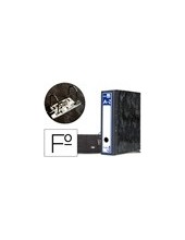 ARCH.PAL.LIDERPAPEL CARTON FORRADO FOLIO JASPEADO NG.CLASSIC BLUE 2