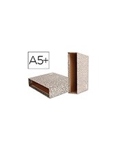 CAJA ARCH.PAL 4º VERTICAL.CARTON JASPEADO GRIS 2
