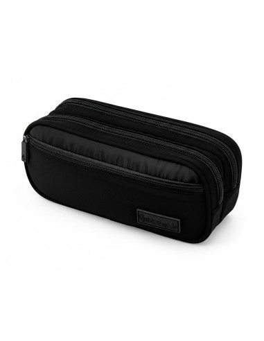 ESTUCHE PORTATODO LIDERPAPEL DUO 3 CREMALL 220X90X70 MM NEGRO