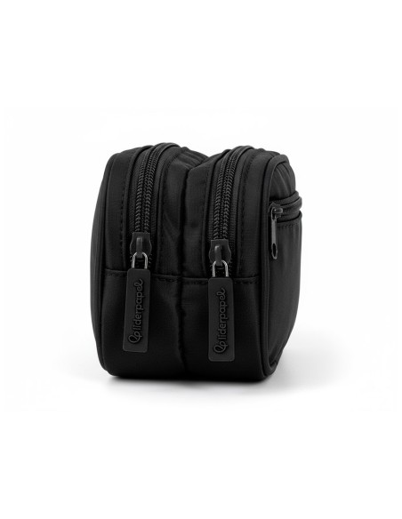 ESTUCHE PORTATODO LIDERPAPEL DUO 3 CREMALL 220X90X70 MM NEGRO