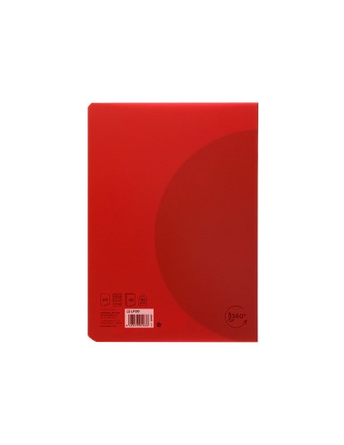 CUADERNO LIDERPA 360 T.DE PLAST.A5 48H. 90G/M2 5MM DOBLE MARGEN SURT.