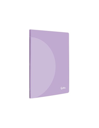 CUADERNO  360 T.DE PLAST.A4 48H. 90G/M2 HOR.DOBLE MARGEN PASTEL