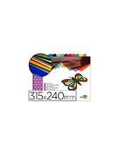BLOC LIDERPAPEL MANUALIDADES 240X315MM CELOFAN 10H. SURT. 2