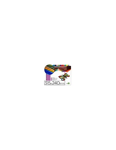 BLOC LIDERPAPEL MANUALIDADES 240X315MM CELOFAN 10H. SURT.