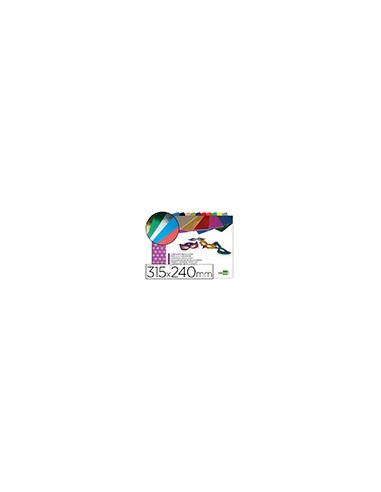 BLOC LIDERPAPEL MANUALIDADES 240X315MM CARTULINA MET. 10H. 250GR.