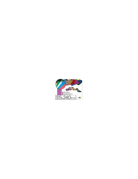 BLOC LIDERPAPEL MANUALIDADES 240X315MM CARTULINA MET. 10H. 250GR.
