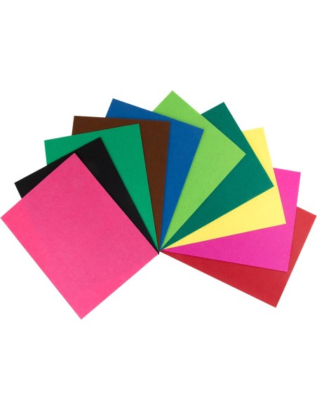BLOC LIDERPAPEL MANUALIDADES 240X315MM FIELTRO 10H. 180GR. SURT.