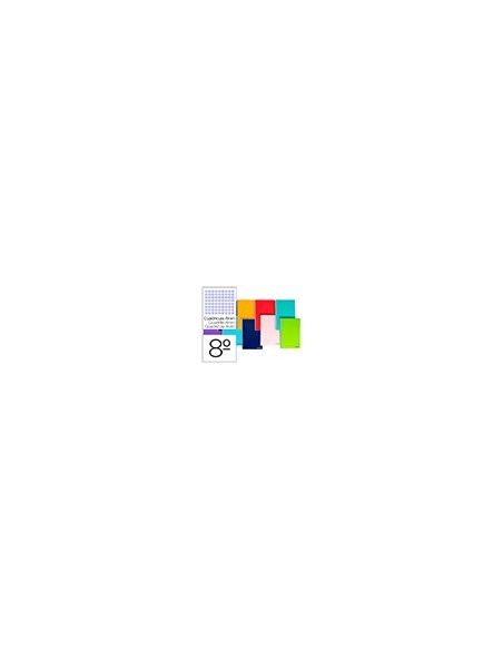 CUADERNO ESP. SMART A6 T.BLANDA 4MM 80H. 60GR. COL.SURT.