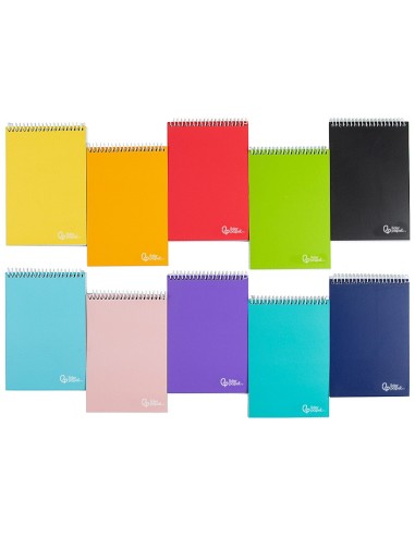 CUADERNO ESP. SMART A7 APAISADO T.BLANDA 4MM 80H. 60GR. COL.SURT.
