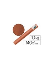 PAPEL KRAFT VERJURADO LIDERPAPEL MARRON 140MT 70GR BOBINA 10KG 2