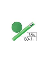 PAPEL KRAFT VERJURADO LIDERPAPEL VERDE 150MT 65GR BOBINA 10KG 2