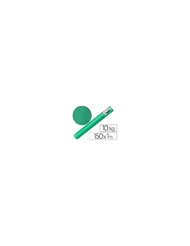 PAPEL KRAFT VERJURADO LIDERPAPEL VERDE MUSGO 150MT 65GR BOBINA 10KG