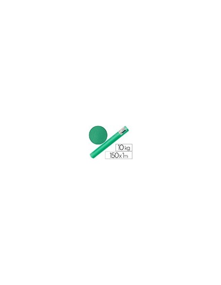 PAPEL KRAFT VERJURADO LIDERPAPEL VERDE MUSGO 150MT 65GR BOBINA 10KG