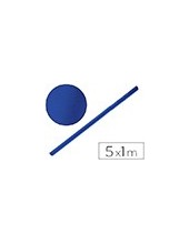PAPEL KRAFT LIDERPAPEL AZUL AZURITA ROLLO 5X1 MT 2