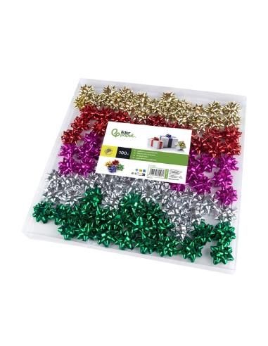 LAZOS LIDERPAPEL FANTASIA PEQUEÑOS COLORES METALIZADOS SURTIDOS