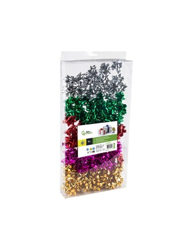 LAZOS LIDERPAPEL FANTASIA MEDIANOS COLORES METALIZADOS SURTIDOS
