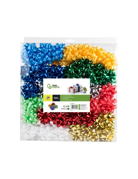LAZOS LIDERPAPEL FANTASIA MAXI COLORES METALIZADOS SURTIDOS