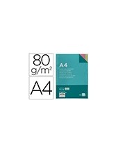 PAPEL COLOR DIN A4 80 GR PAQUETE 100 CUATRO COL.SURT. ROSA AM.-A 2
