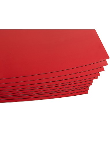 CARTULINA METALIZADA ROJO 50X65 CM