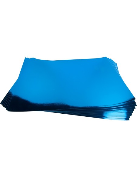 CARTULINA METALIZADA AZUL 50X65 CM