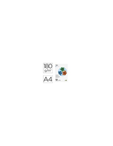 CARTULINA DIN A4 AZUL 180 GR PAQUETE 100 H