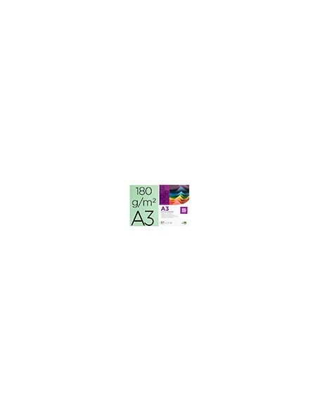 CARTULINA DIN A3 VER 180 GR PAQUETE 100 H