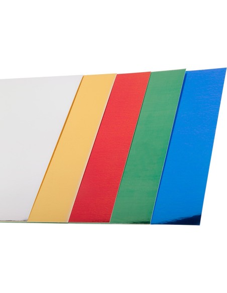 CARTULINA METALIZADA DIN A4 PACK 50 H.SURTIDAS 5 COL.