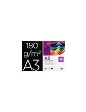 CARTULINA DIN A3 180GR PAQUETE 100H NEGRO 2