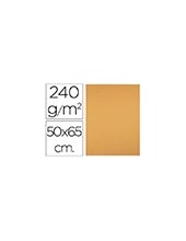 CARTULINA LIDERPAPEL 50X65 CM 240G/M2 AVELLANA PAQUETE 25 UNIDADES 2