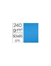 CARTULINA LIDERPAPEL 50X65 CM 240G/M2 AZ.TURQUESA PAQUETE 25 UNIDADES 2