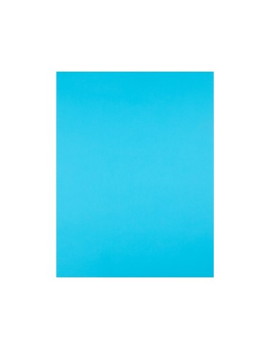 CARTULINA LIDERPAPEL 50X65 CM 240G/M2 CELESTE PAQUETE 25 UNIDADES