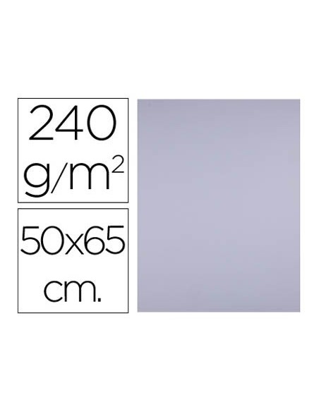 CARTULINA LIDERPAPEL 50X65 CM 240G/M2 LILA PAQUETE 25 UNIDADES