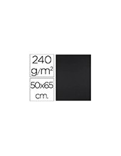 CARTULINA LIDERPAPEL 50X65 CM 240G/M2 NEGRO PAQUETE 25 UNIDADES 2