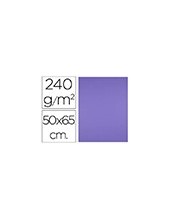 CARTULINA LIDERPAPEL 50X65 CM 240G/M2 PURPURA PAQUETE 25 UNIDADES 2