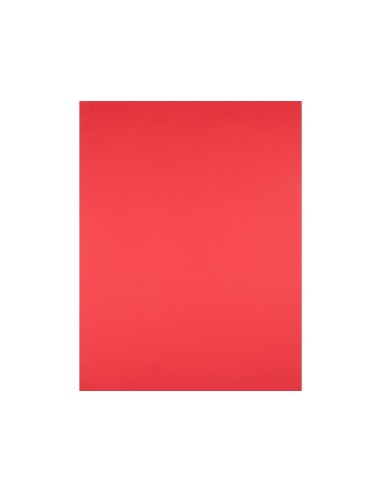 CARTULINA LIDERPAPEL 50X65 CM 240G/M2 ROJO PAQUETE 25 UNIDADES
