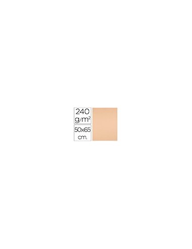 CARTULINA LIDERPAPEL 50X65 CM 240G/M2 SEPIA PAQUETE 25 UNIDADES