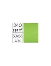 CARTULINA LIDERPAPEL 50X65 CM 240G/M2 VE.HIERBA PAQUETE 25 UNIDADES 2