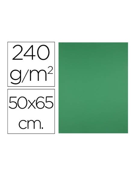 CARTULINA LIDERPAPEL 50X65 CM 240G/M2 VE.NAVIDAD PAQUETE 25 UNIDADES