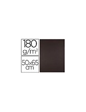 CARTULINA LIDERPAPEL 50X65 180 GR MARRON PAQUETE 25 2