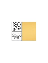 CARTULINA LIDERPAPEL 50X65 180 GR ORO PAQUETE 25 2