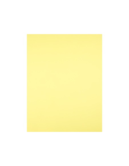CARTULINA LIDERPAPEL 50X65 180 GR AMARILLO MEDIO PAQUETE 25