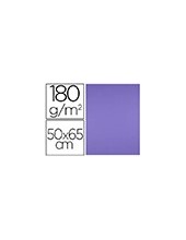 CARTULINA LIDERPAPEL 50X65 180 GR PURPURA PAQUETE 25 2