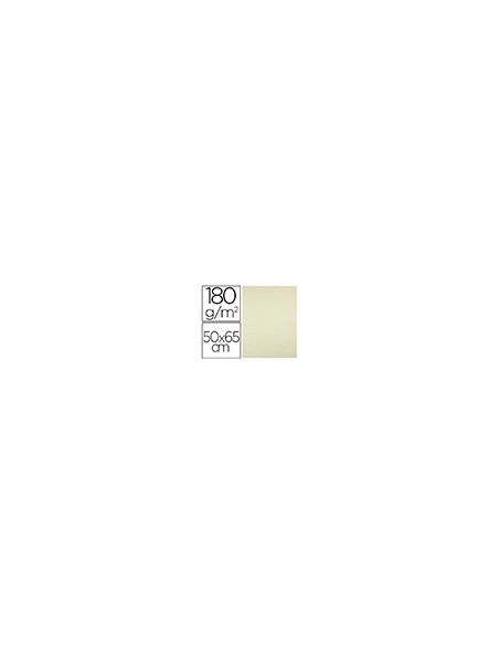 CARTULINA LIDERPAPEL 50X65 CM 180G/M2 AMARILLO PAQUETE DE 25